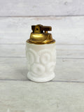 Moon & Star Milk Glass Table Lighter with Lighter Insert MN19