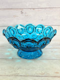 Moon & Star Colonial Blue Glass Fruit Bowl MN24