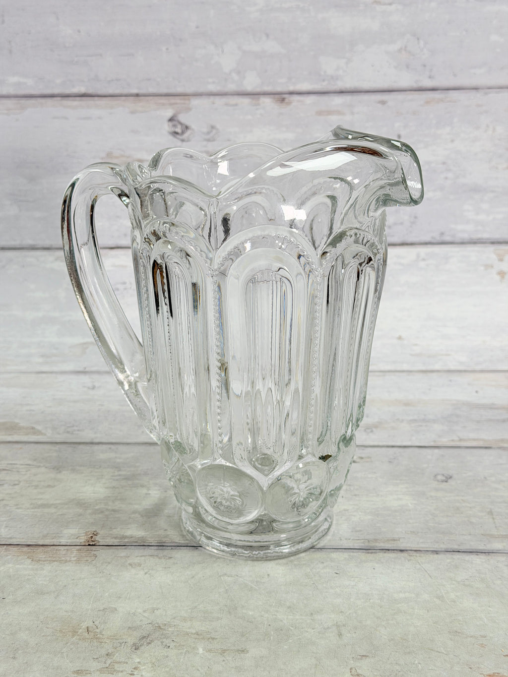 Moon & Star Clear Glass Water Pitcher MN27