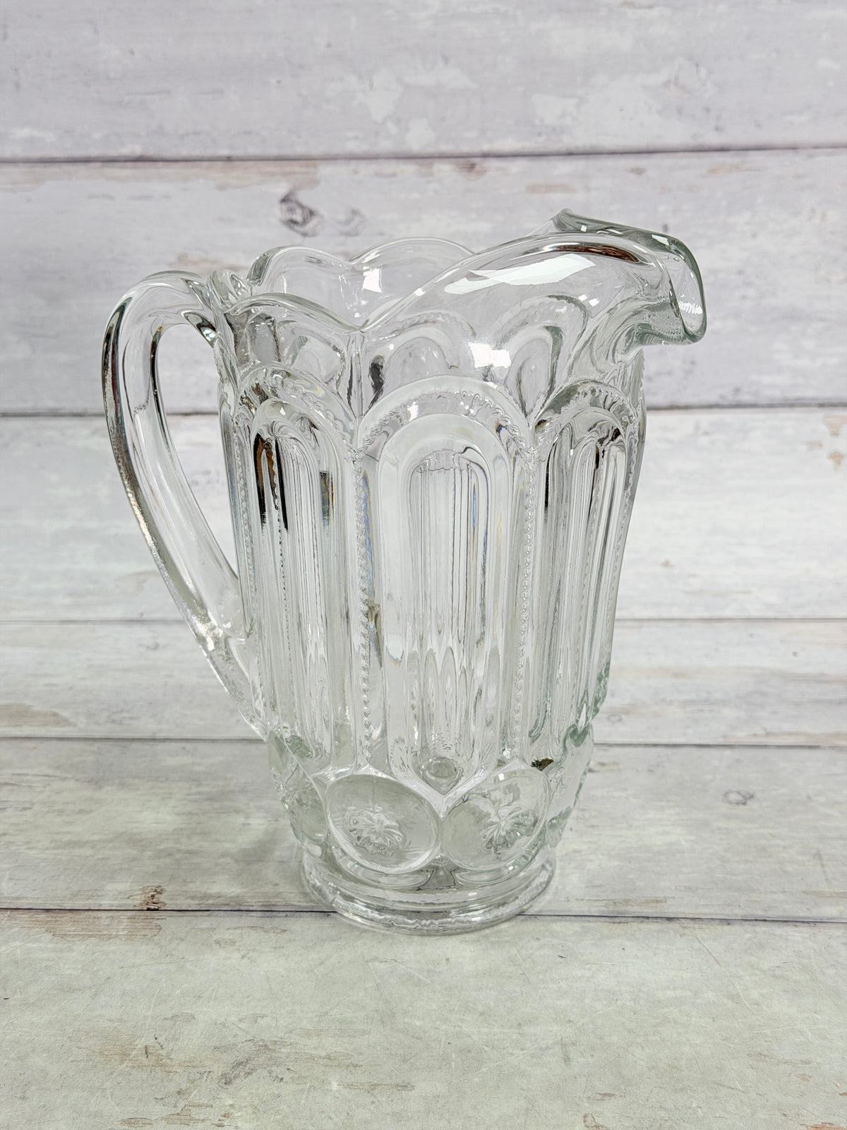 Moon & Star Clear Glass Water Pitcher MN27