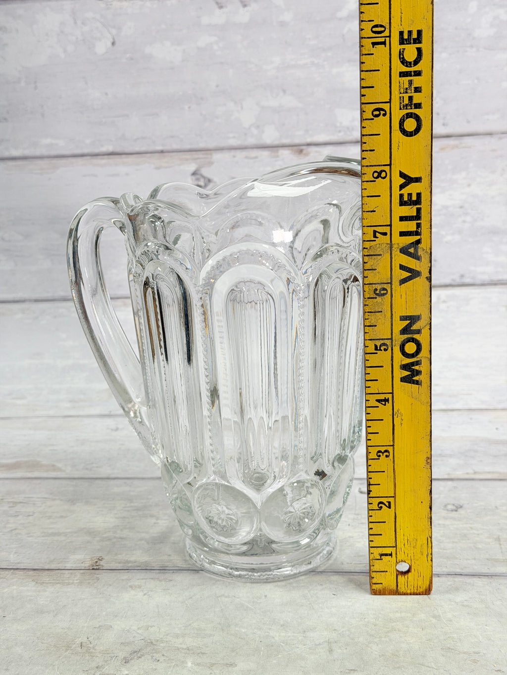 Moon & Star Clear Glass Water Pitcher MN27