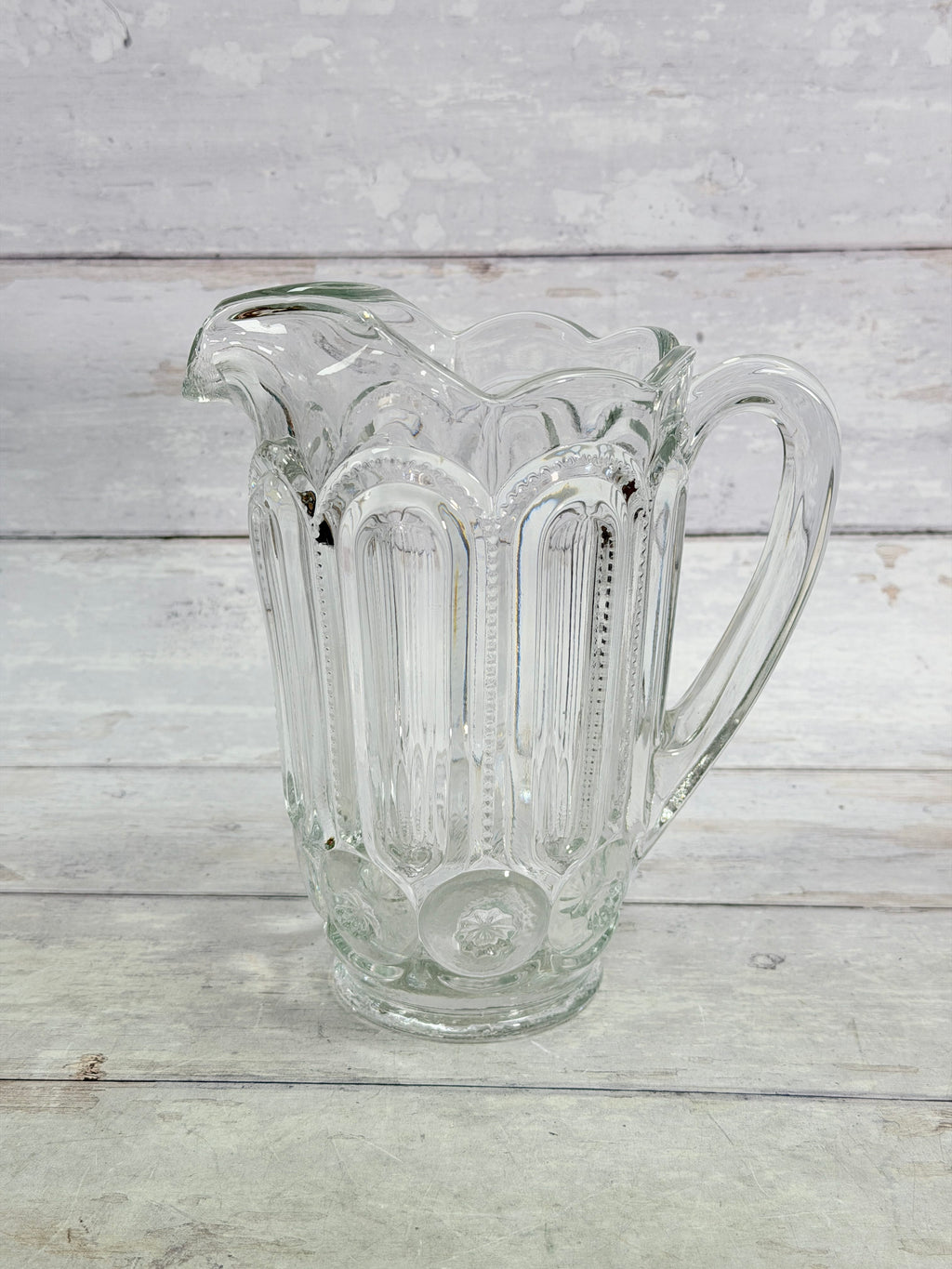 Moon & Star Clear Glass Water Pitcher MN27