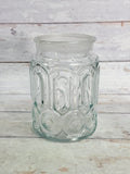 Clear Moon & Star 9-Inch Canister – No Lid MN37