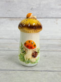 SR35. Sears Merry Mushroom Ceramic Spice Shaker – 1976 Japan – Blue Discoloration SR35
