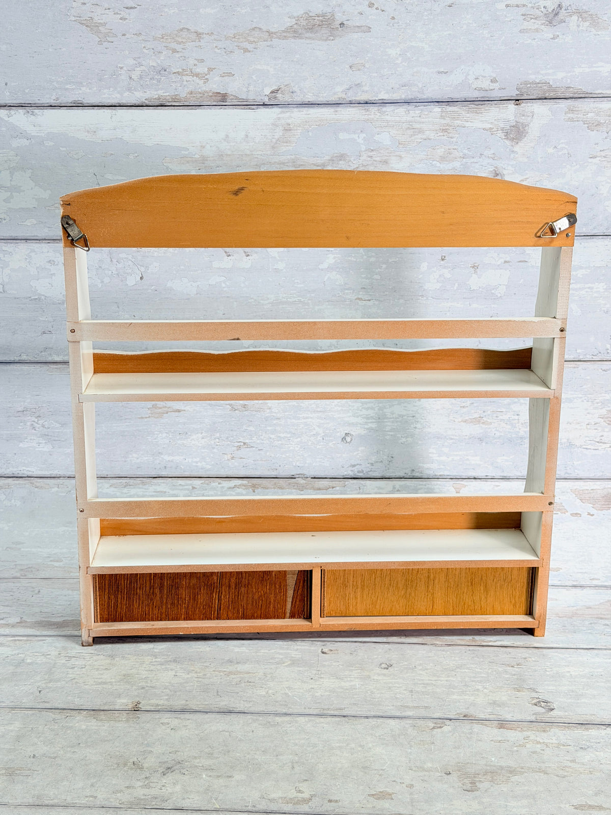 SR48. Sears Merry Mushroom Wooden Spice Rack with 2 Drawers – Official Spice Shaker Display SR48