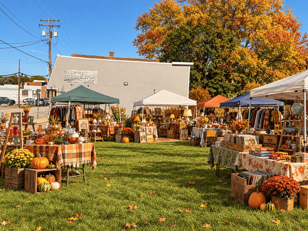 Vendor Spot — Fall Yard Sale with Third Stop Vintage and Friends