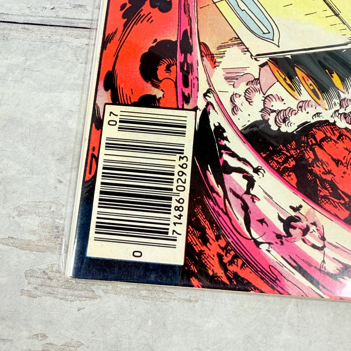 U.S. 1 #3 (1983) Newsstand: lower-left front corner, spine edge and barcode detail of the actual pre-owned copy.