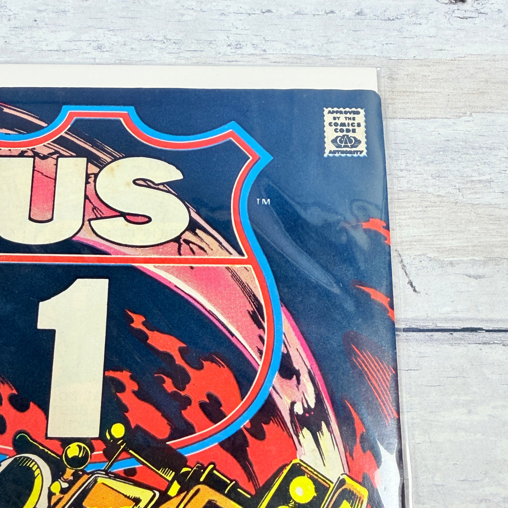 U.S. 1 #3 (1983) Newsstand: upper-right front corner and title detail of the actual pre-owned copy.
