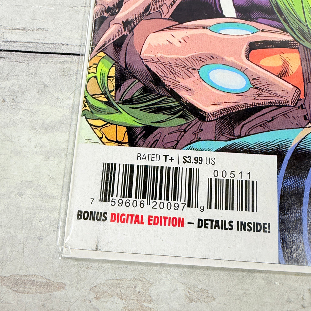 Venom: Lethal Protector #5 (2022), Paulo Siqueira regular cover, first-print barcode: lower-left front detail of the actual pre-owned copy.