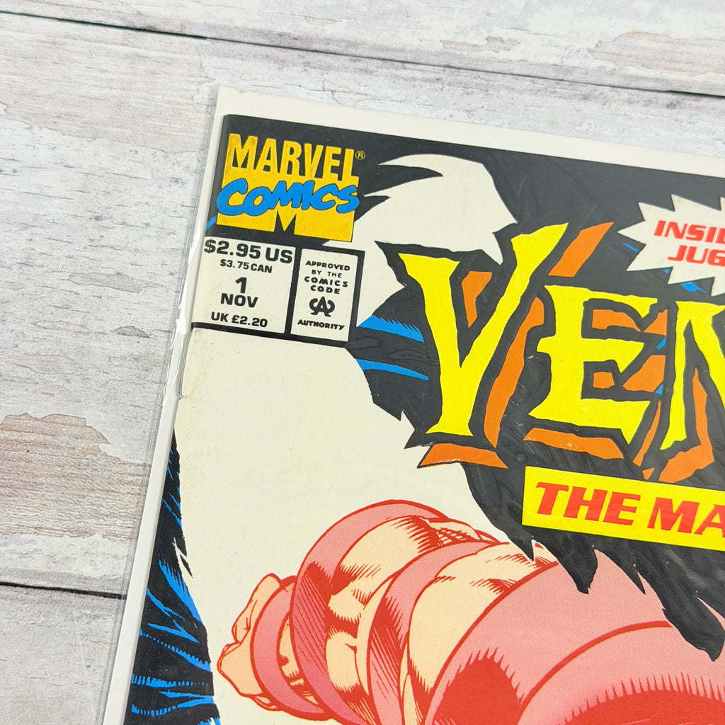 Venom: The Madness #1, upper-left front detail