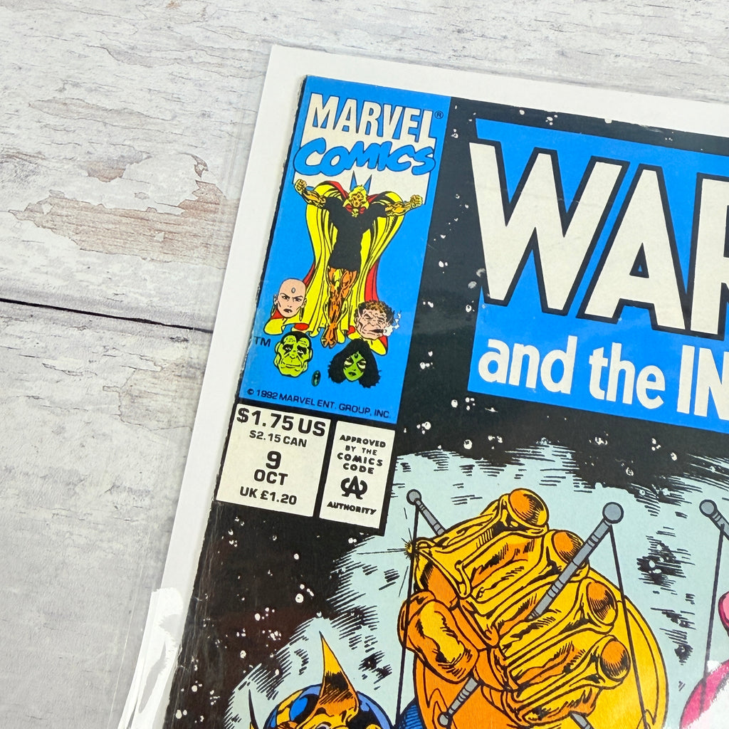 Warlock and the Infinity Watch #9 (1992) Marvel Comics — upper-left detail