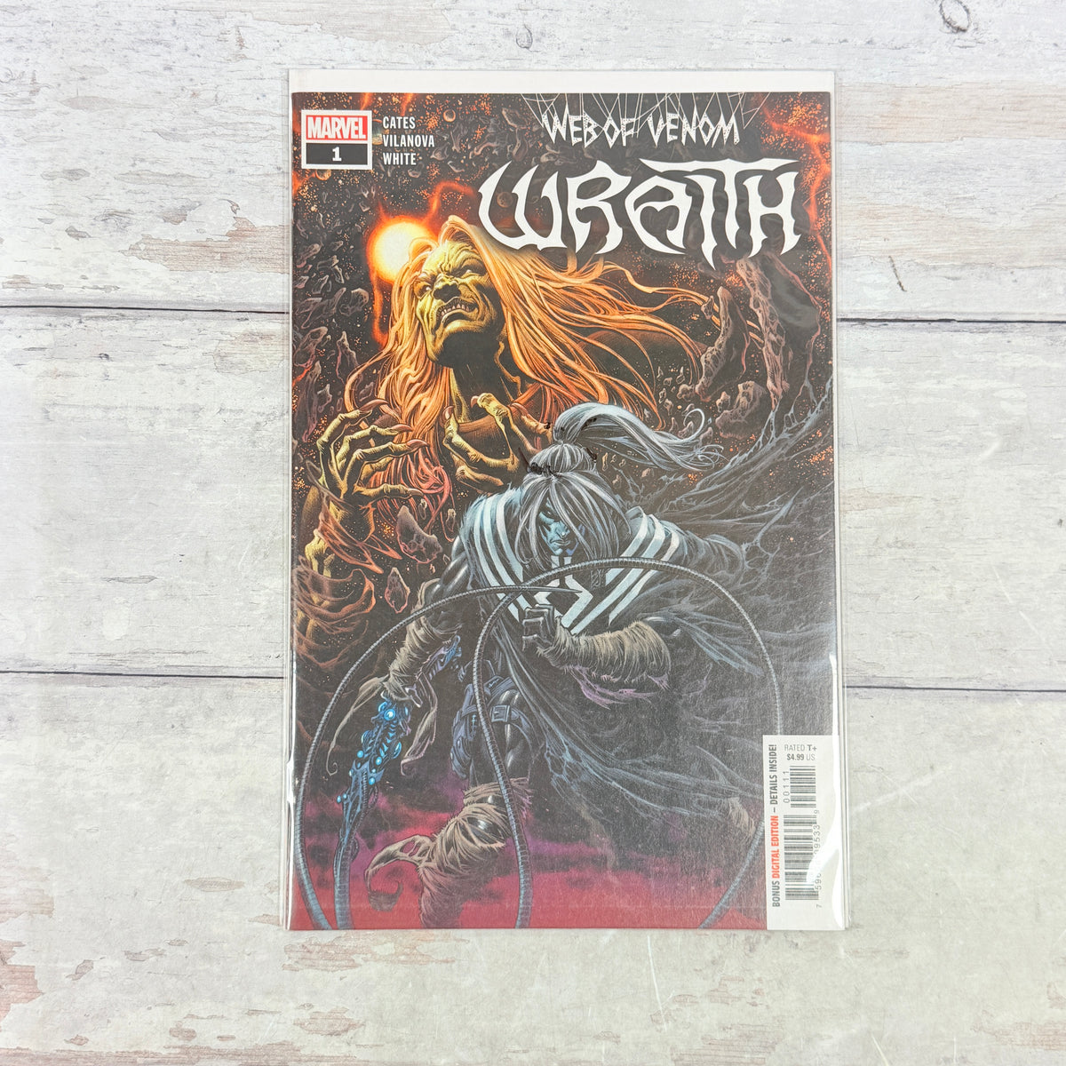 Web of Venom: Wraith #1 (2020): full front cover of the actual pre-owned copy.