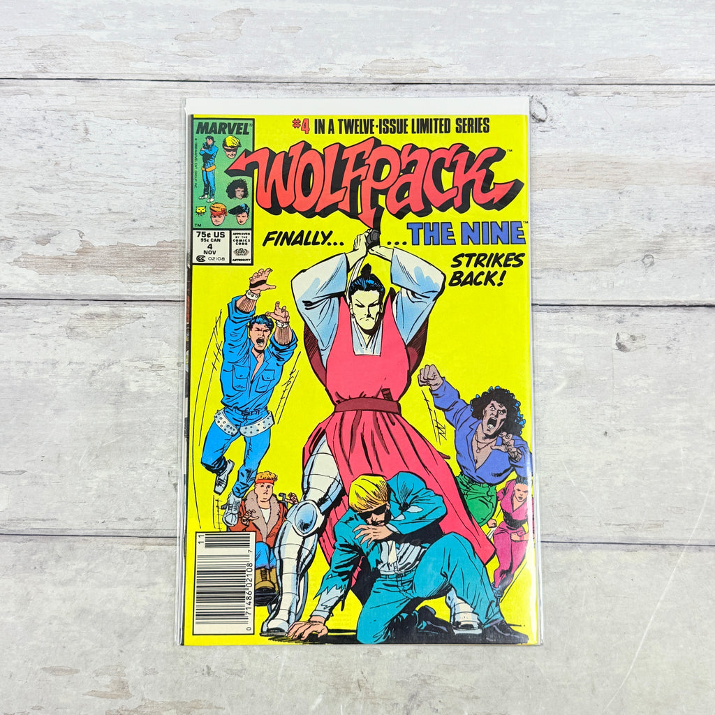 Wolfpack #4 (1988) Marvel Comics, full front cover