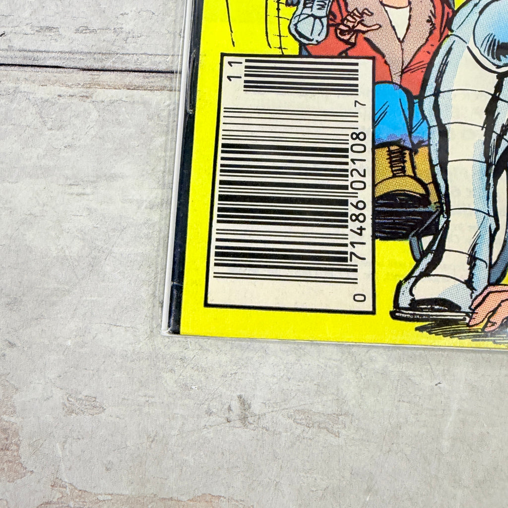 Wolfpack #4 (1988) Marvel Comics, lower-left barcode detail