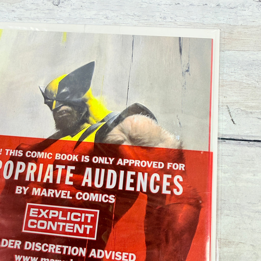 Wolverine: Revenge Red Band #1 (2024) Puppeteer Lee Virgin Variant — upper-right detail