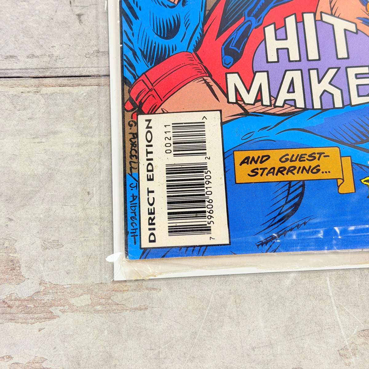 Wonder Man Annual #2, front lower-left corner/spine detail