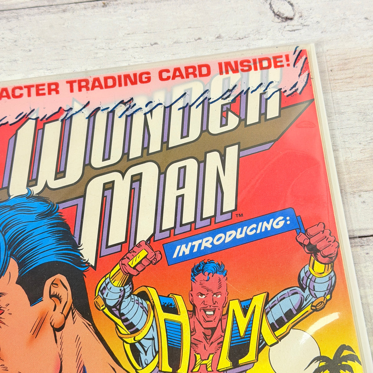Wonder Man Annual #2, front upper-right corner/issue detail