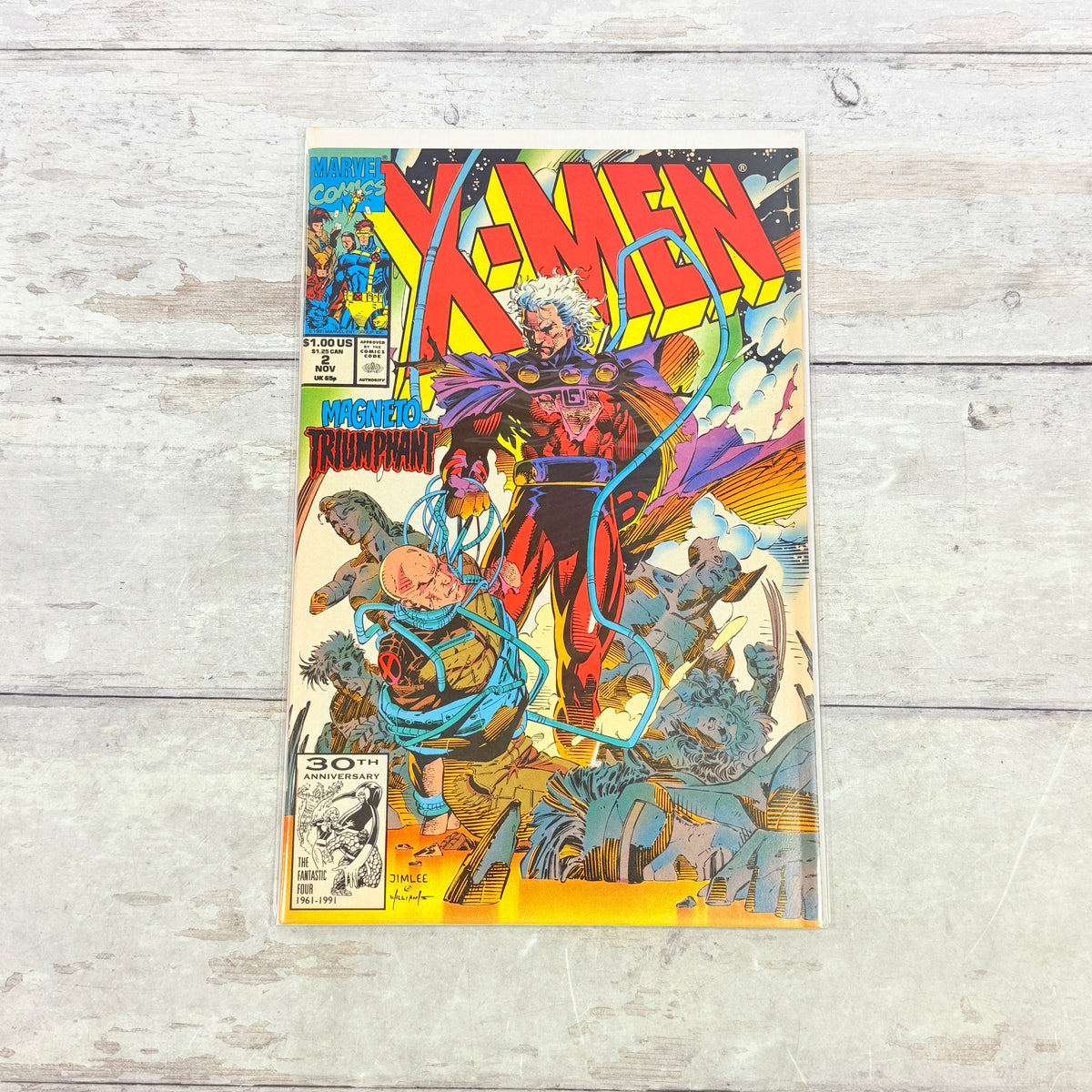 X-Men #2 (1991): full front cover of the actual pre-owned copy.