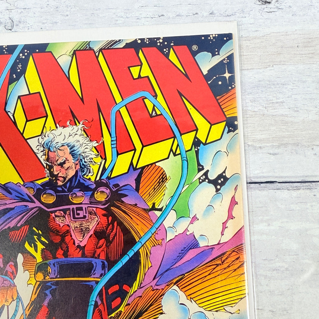 X-Men #2 (1991): upper-right front corner and title detail of the actual pre-owned copy.