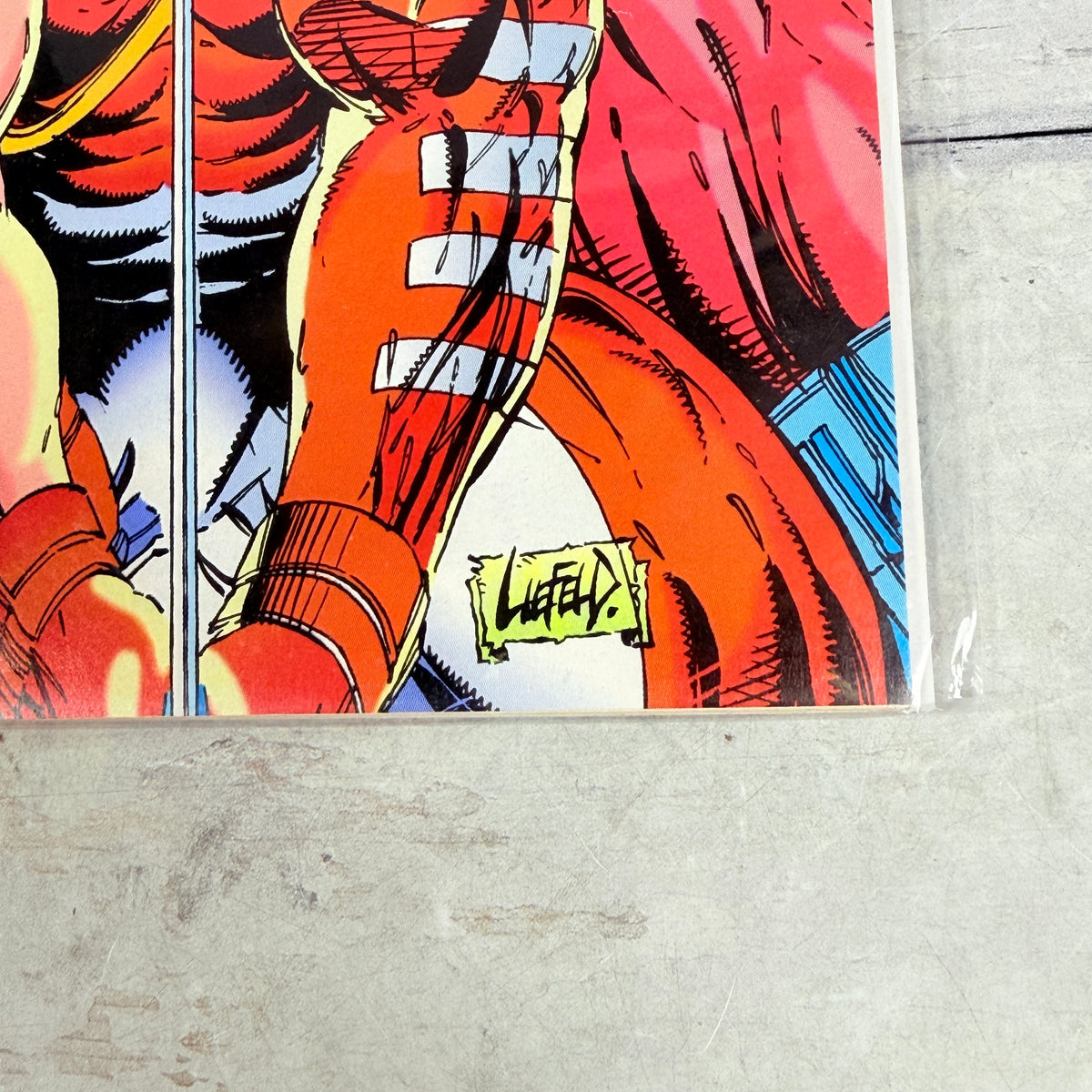 Youngblood #3 (1992) Image Comics, lower-right cover detail
