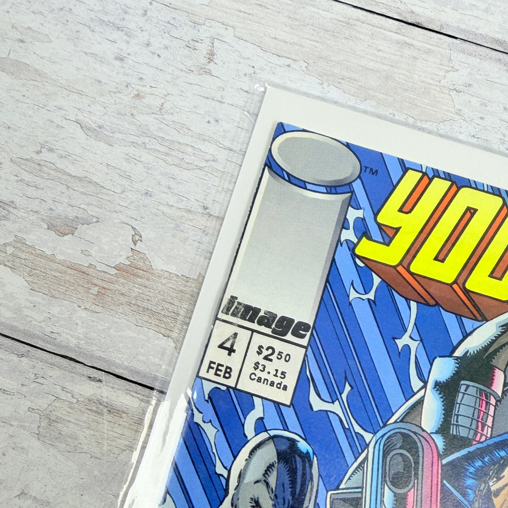 Youngblood #4 (1993) Image Comics, upper-left cover with issue details