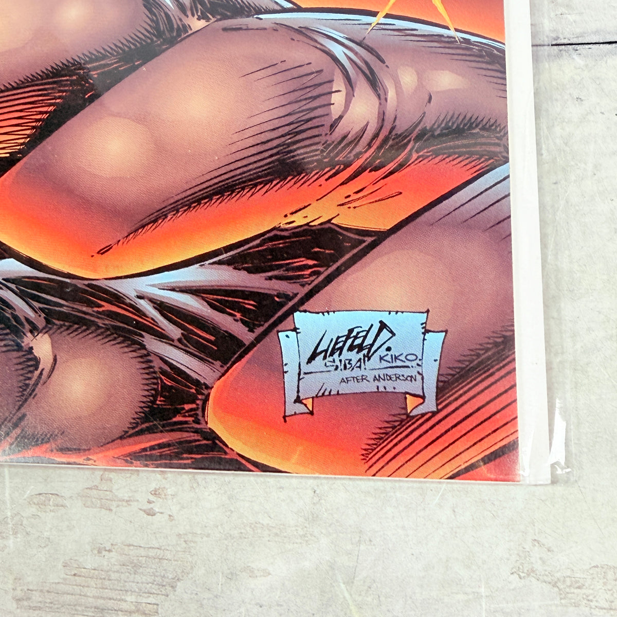 Youngblood #7 (1994) Image Comics, lower-right cover detail