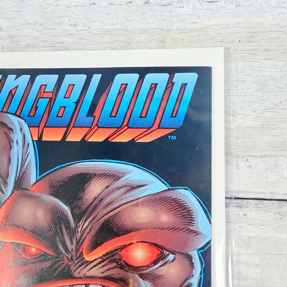 Youngblood #7 (1994) Image Comics, upper-right cover detail