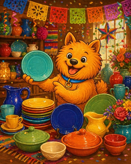 Lots of Fiesta Ware